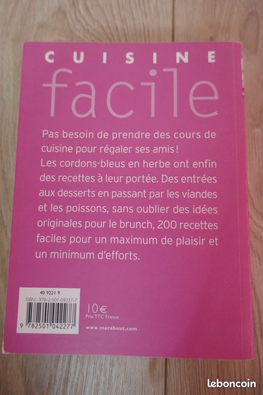 Livre Cuisine facile Marabout (image 2)