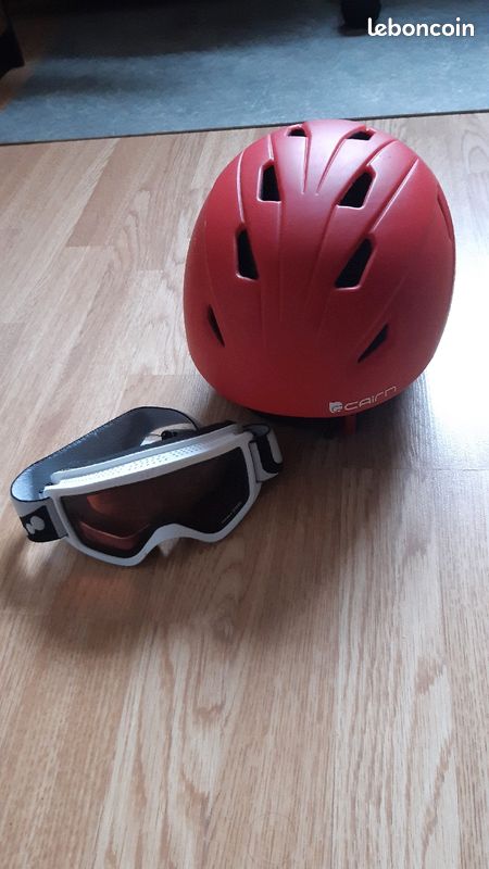 Casque De Ski Enfant Wed'ze - Taille M (53-56 Cm) - Rouge Avec Sac