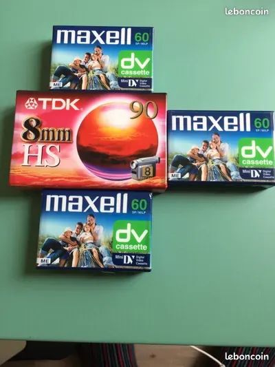 4 mini cassettes vidéo pour caméscope (image 1)