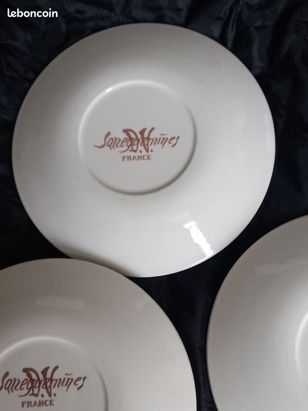 3 assiettes SARREGUEMINES (image 8)