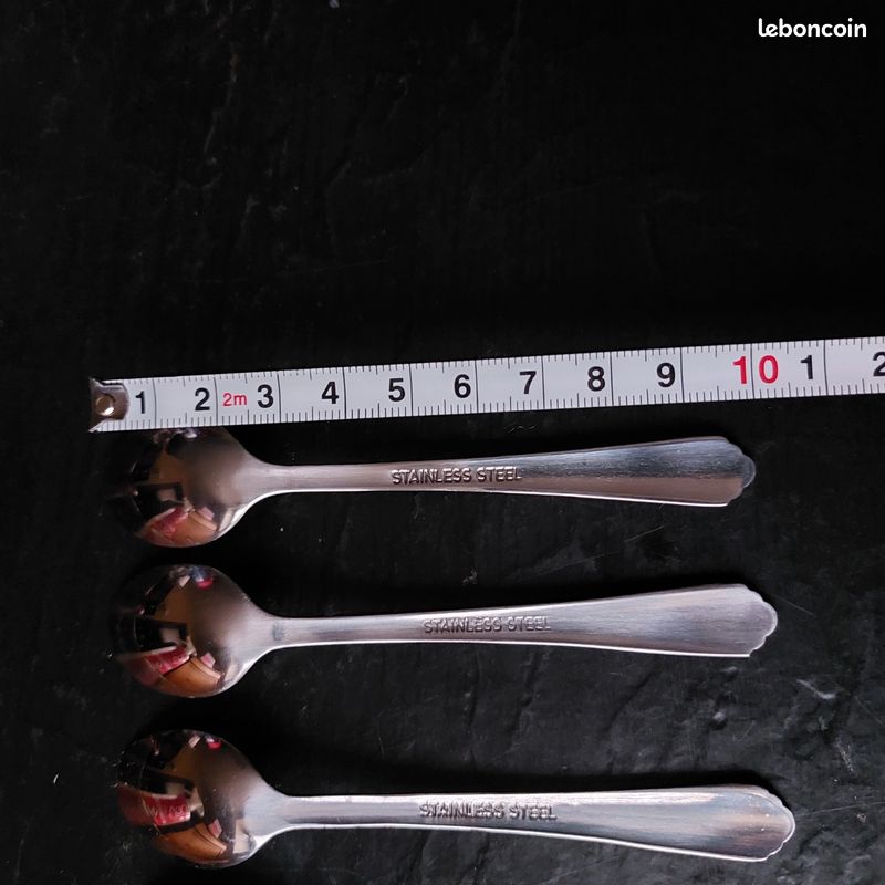 4 cuillères à moka inox (image 3)
