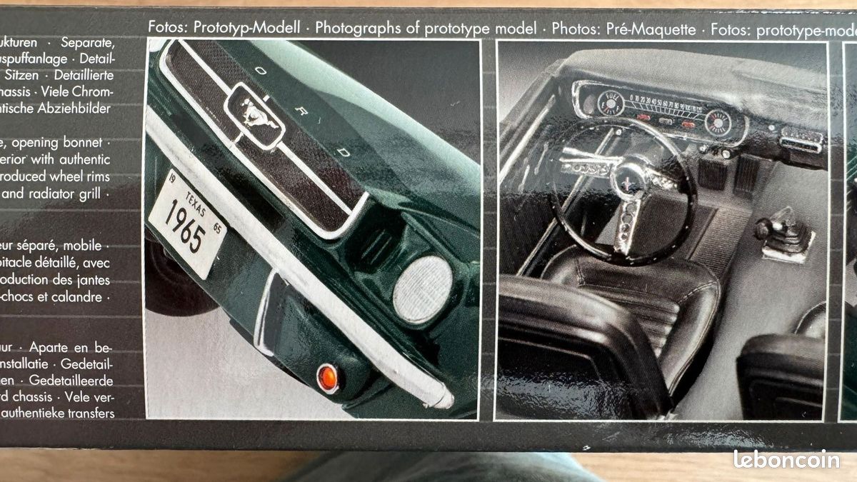 Revell Ag (Germany) Revell Maquette de Voiture 1 : 24 1965 Ford Mustang 2 + 2 Fastback