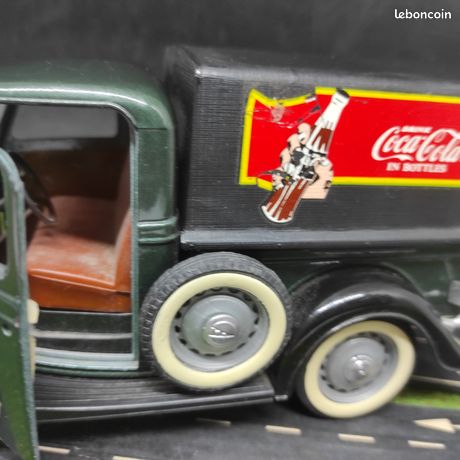 Miniature Ford Pick-Up Coca-Cola Jaune 1/18 Solido 9501 - Occasion, Collection Pub