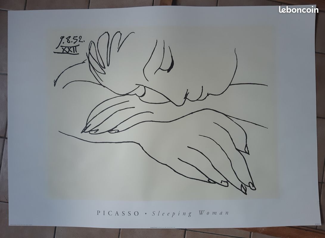 Picasso - Sleeping woman - affiche 70 x 100 (image 1)