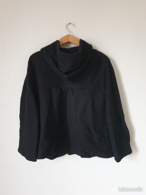 Veste en laine noire Zara (image 2)