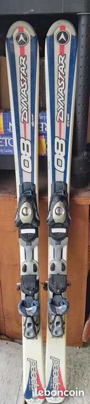 SKI 130cm - Batons 95cm (image 1)