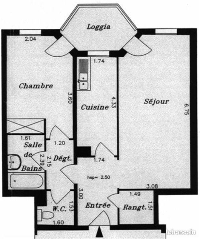 Appartement a louer saint-germain-en-laye - 3 pièce(s) - 56 m2 - Surfyn