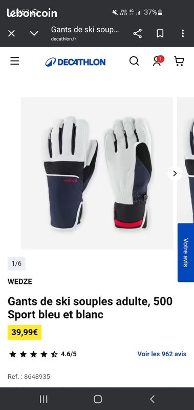 Gants de ski (image 1)