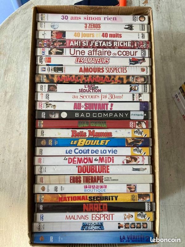 Lot de 100 Dvd D'occasion: Policier/Thriller + Comédie + Action (image 3)