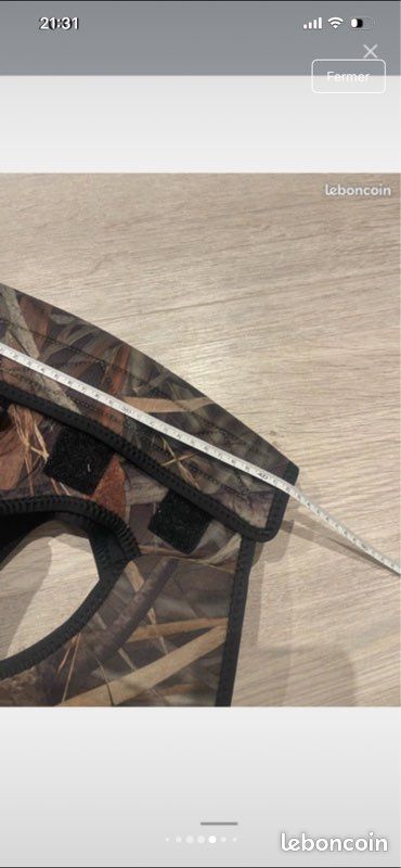 Gilet pour chien en néoprène camouflage (image 6)