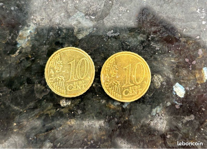 Lot de 2 pièces de 10 cents d’euro Pays-Bas 2017 et 2018 (image 2)