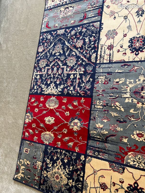 TAPIS ORIENTAL FAIT MAIN PERSAN XXEME 204 CM X 129 CM L1225 Tissu - Vendu