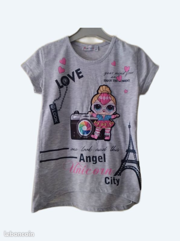 T-shirt pour tout-petit, garçon et fille, jumeaux, triplés
