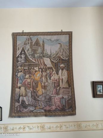 A.Monamour Tapisseries Égypte Ancienne Bannière Hiéroglyphe Égyptien Et