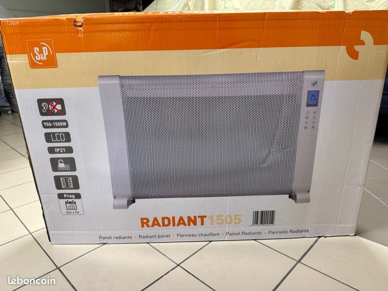 Radiateur électrique rayonnant S&P Radiant 1505 – 1500 W – Neuf (image 3)