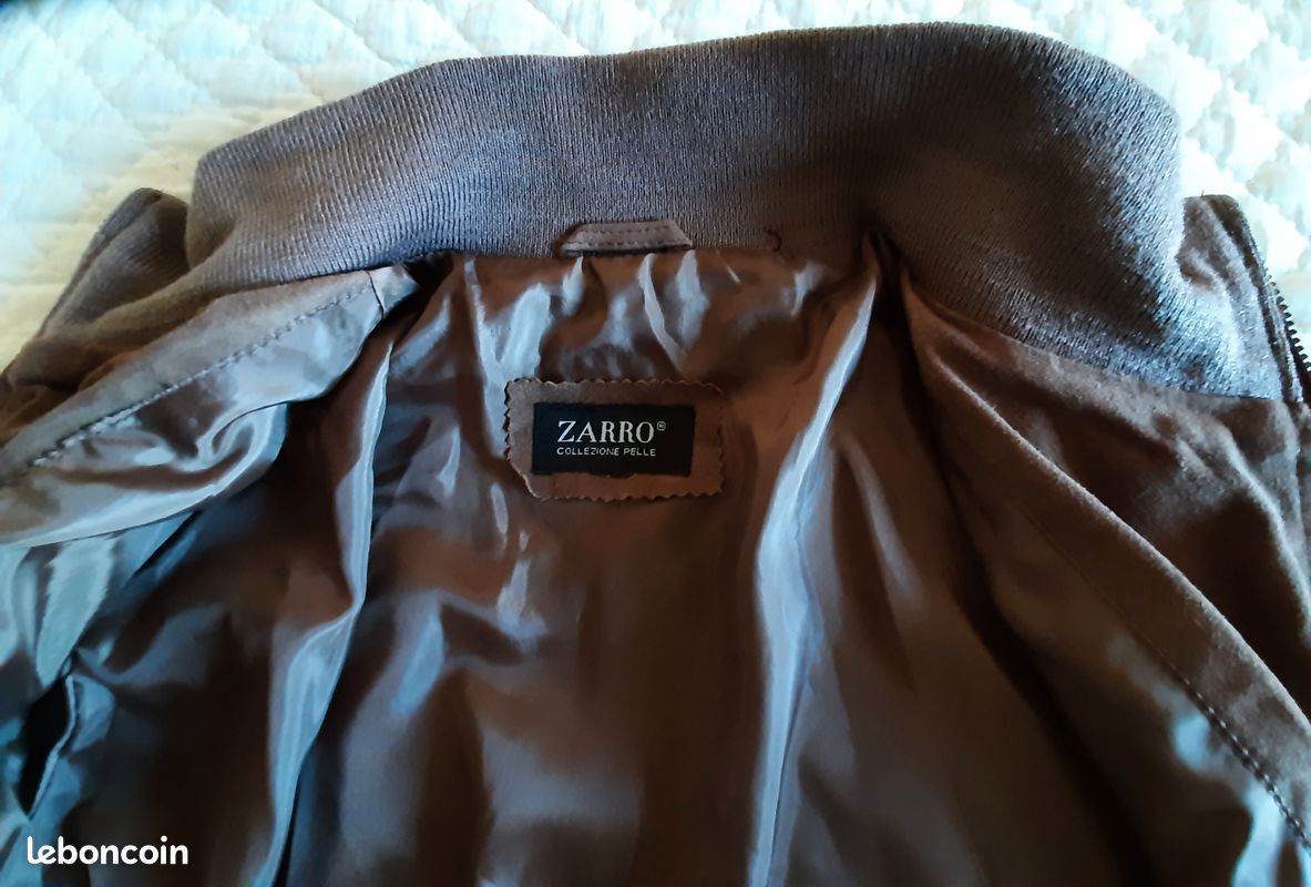 Veste homme daim lisse (image 3)