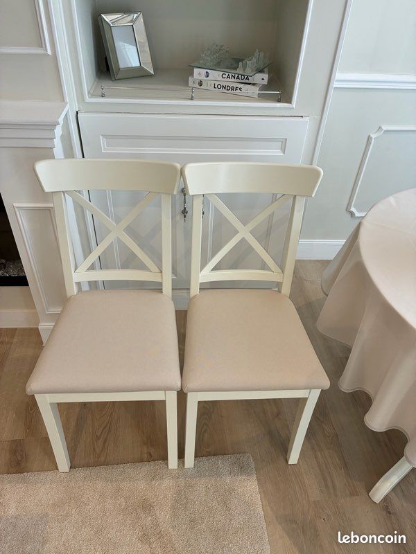 Lot de 4 Chaises ROSENTORP IKEA (image 3)