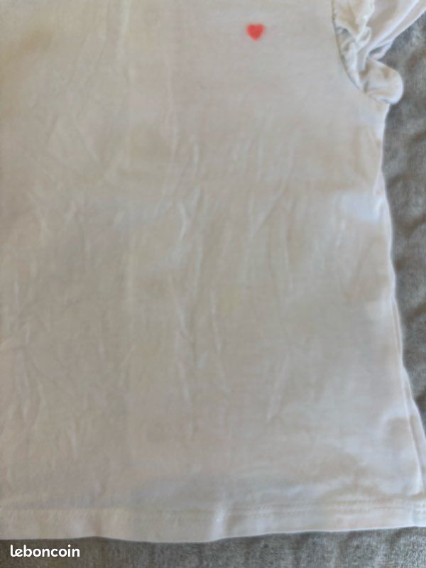 Lot 4 t-shirts fille - 9 mois (image 9)