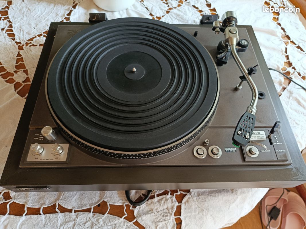 PLATINE DISQUES VINYLE vintage Continental Edison TD 9655 EUR 119,99