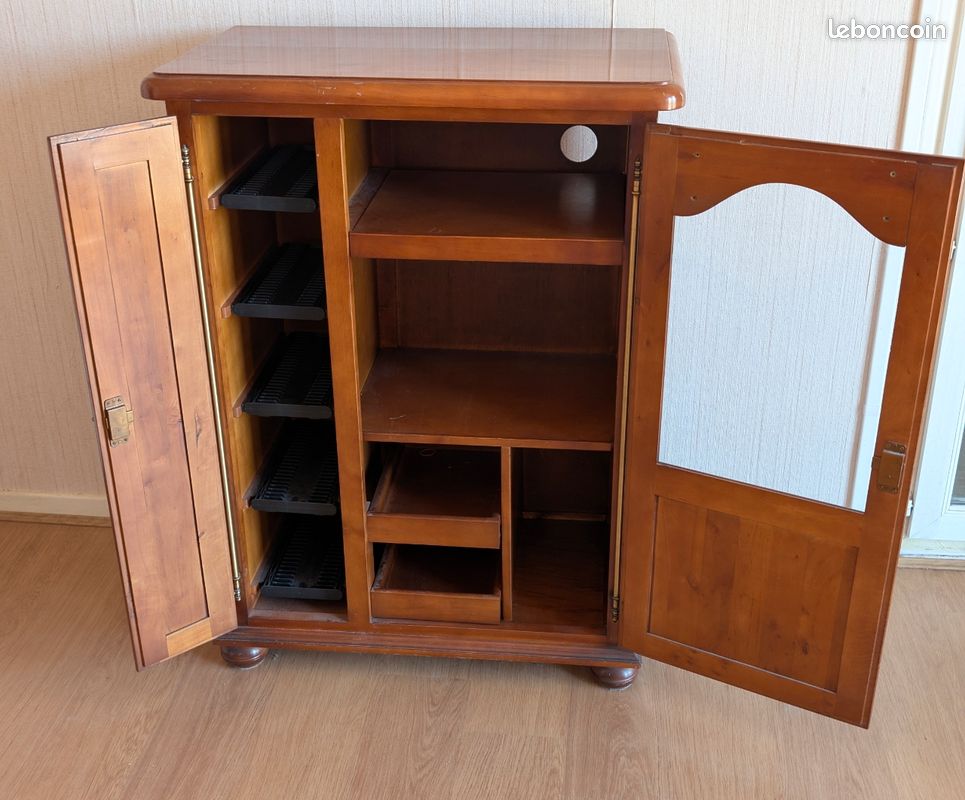 Meuble hifi bois massif (image 3)
