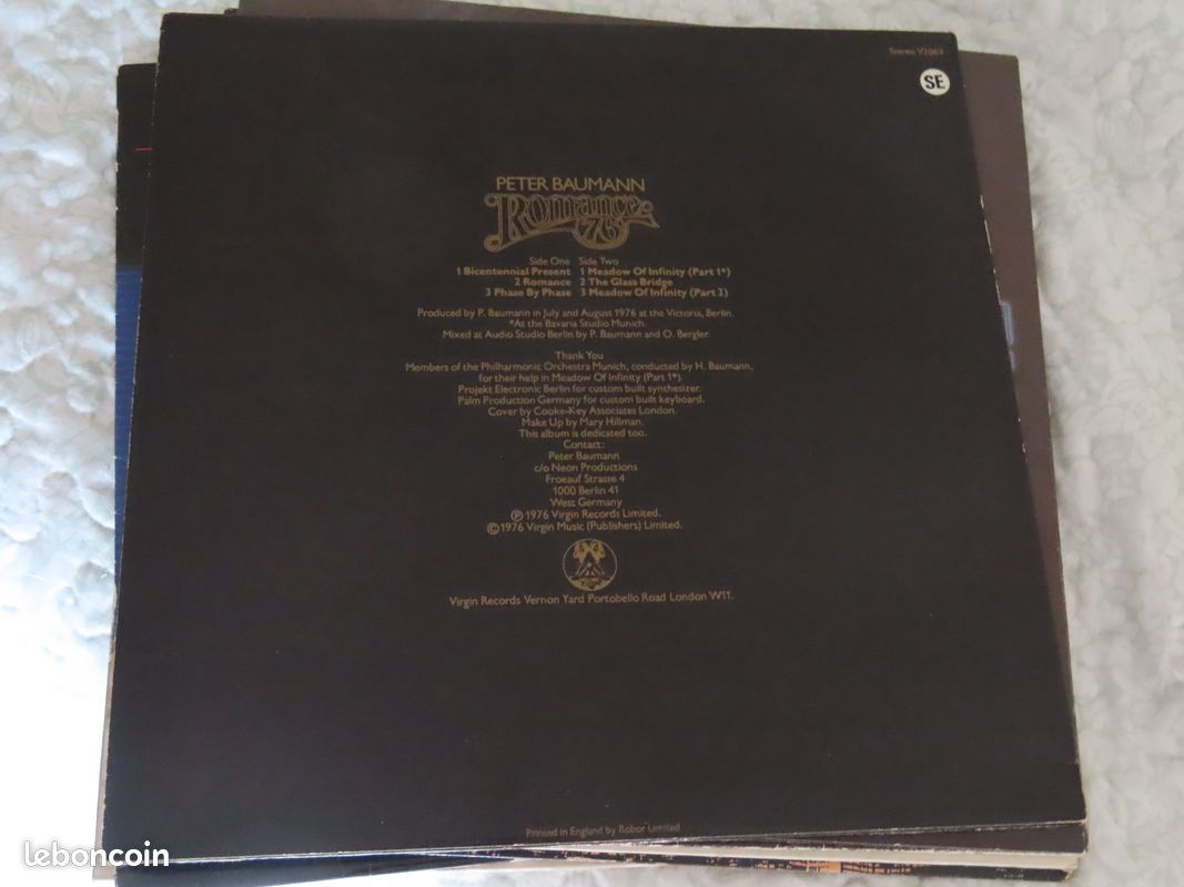 Peter bauman romance vinyle (image 2)