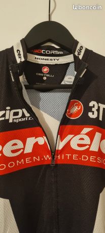 Maillot Cyclisme Castelli Vintage – Équipe CSC Tiscali 2002 – Taille XL – Occasion