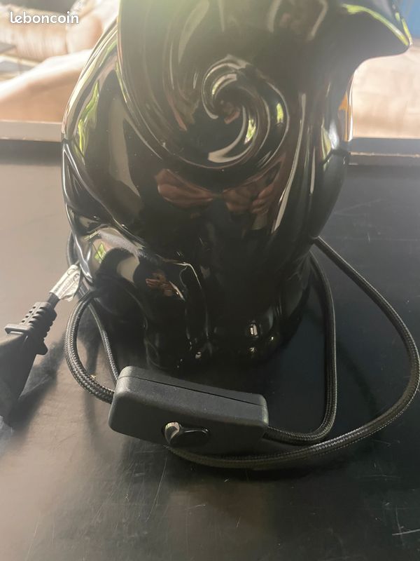 Lampe éléphant noire vintage (image 6)
