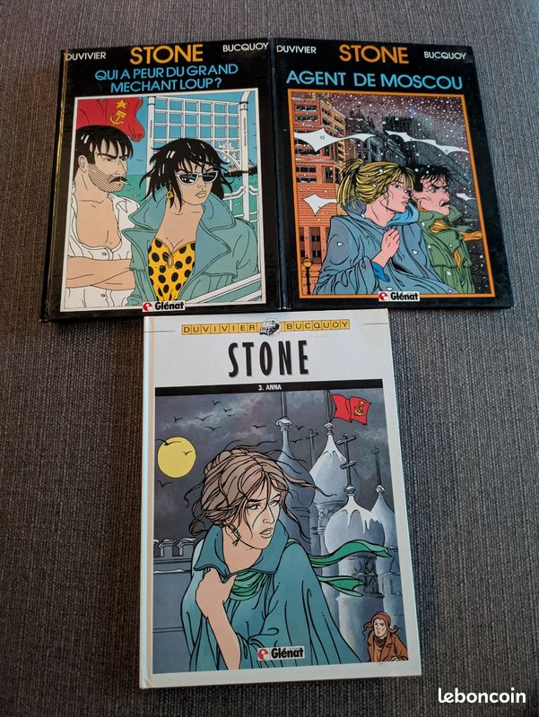 Lot BD Stone — Intégrale Série (Tomes 1 à 3) — Glénat / Collection Circus (image 1)