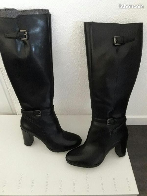 Bottes GEOX noires (image 1)