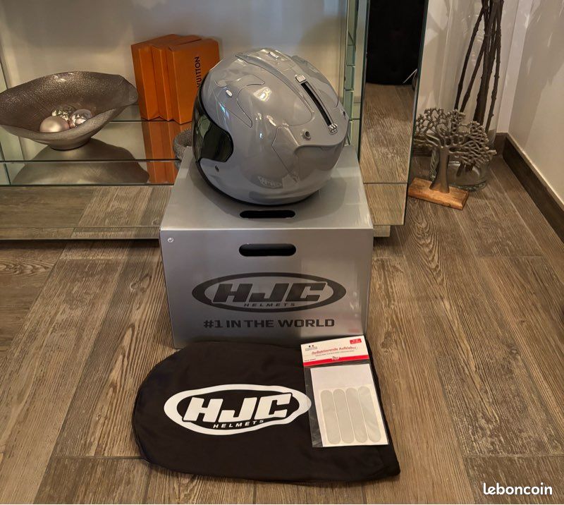 HJC FG JET Gris Nardo visière OR (image 2)