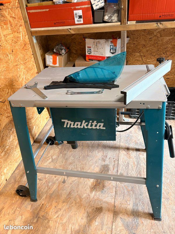 Scie sur table MAKITA 2712 – 2000W Ø315 mm (Très bon état, complète avec accessoires) (image 1)