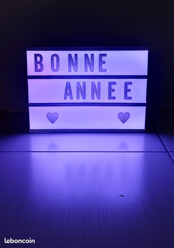 Light Box - Boite lumineuse pour message personnalisé (image 6)