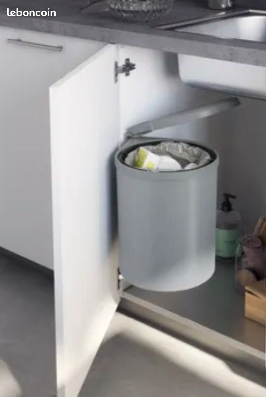 Poubelle de cuisine automatique 14l Delinia (image 1)