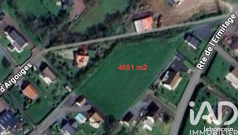 Terrain 4551 m² · à Gratot · 4 551 m² · 118 000 €