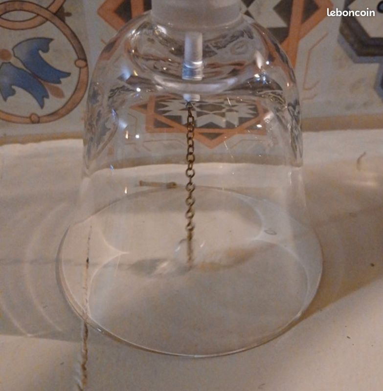 Cloche de Table Verre Fenton Vert Colonial | Les Bricolles de Cleo en