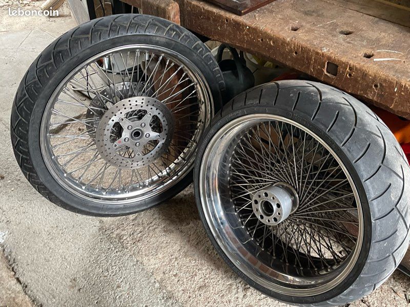 Harley - Roues 24” avant 21” arrière (image 1)