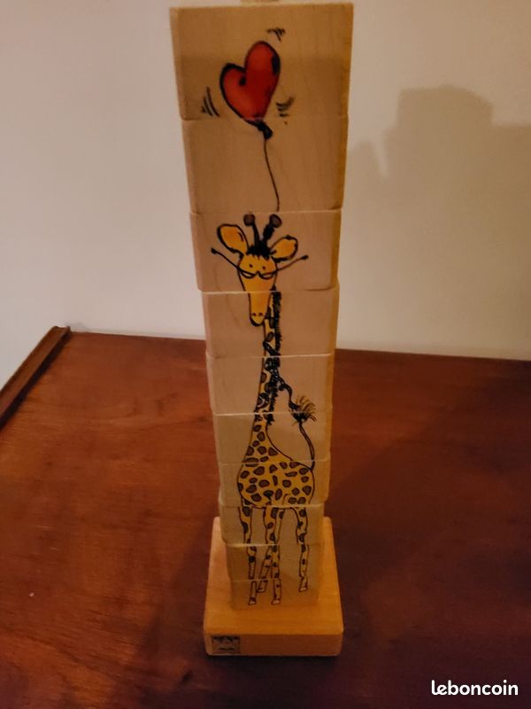 Très joli jeu empilement bois (image 2)