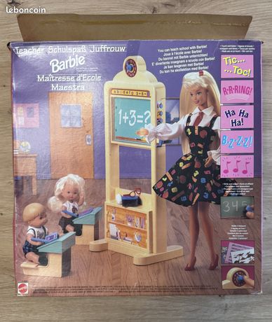 Barbie - Métiers 01 - Maîtresse d'école - Mattel, Barfety