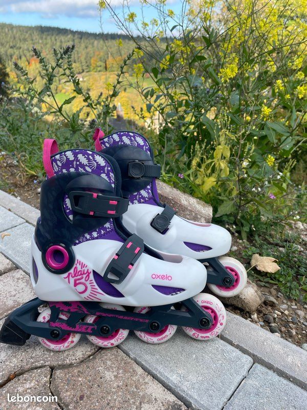 Roller enfant PLAY5 Menthe OXELO