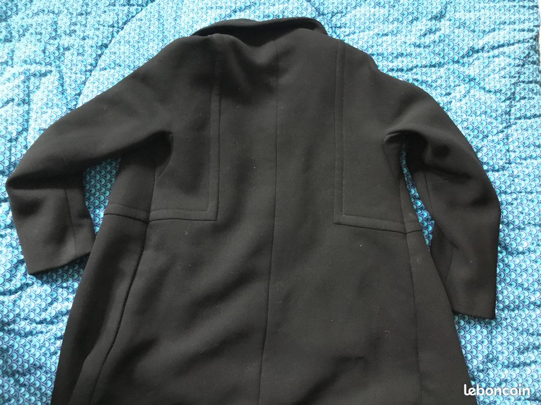 Manteau ancien vintage Lempereur Paris noir femme taille 38 (image 5)