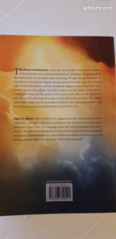 Livre The Great controversy Ellen G. White (BV48) (image 2)