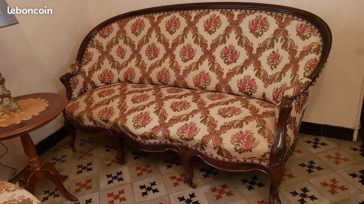 Banquette, canapé Louis Philippe (image 1)