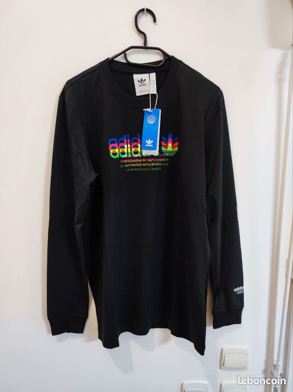 Tee-Shirt à manches longues Adidas, taille S Adulte (image 1)