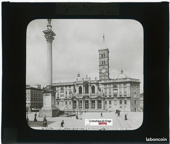Photo Ancienne Grotte Massabielle Lourdes – Plaque Verre Positif 8,5x10 Cm, France 1900-1939