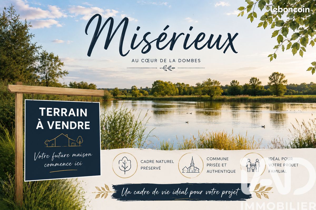Terrain 530 m² · à Misérieux · 530 m² · 224 000 €