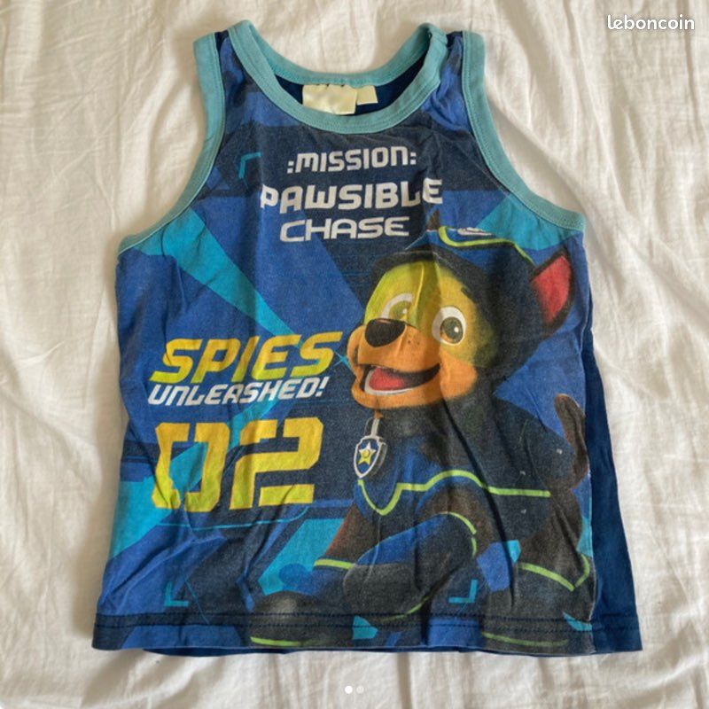 Débardeur pat patrouille ans Vêtements