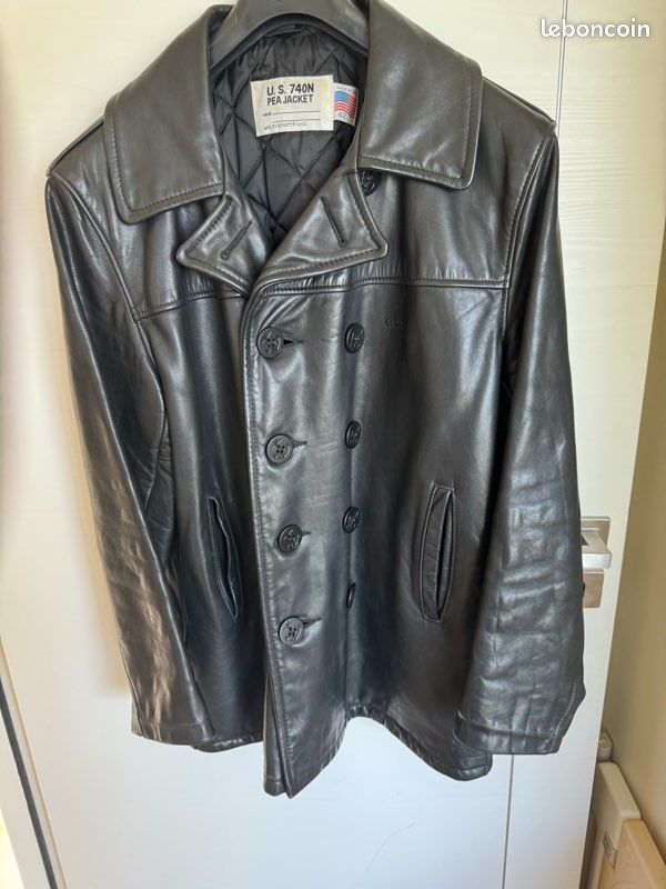 Caban Schott NYC cuir Vêtements - Main Image