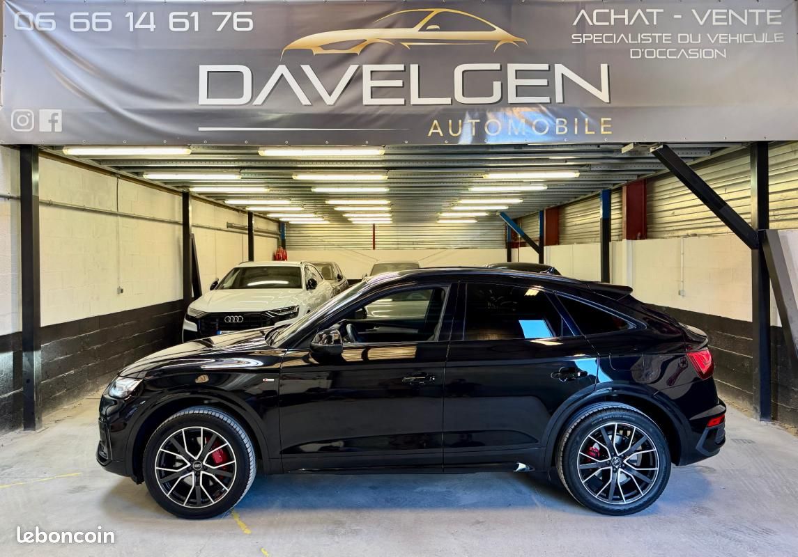 Audi Q5 Sportback 50 TFSIe Hybrid PHEV 299 ch Quattro S line S tronic 7 - 1e main Origine FR (image 8)