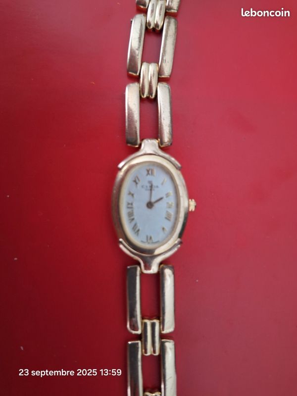 Montre dorée clyda vintage (image 4)