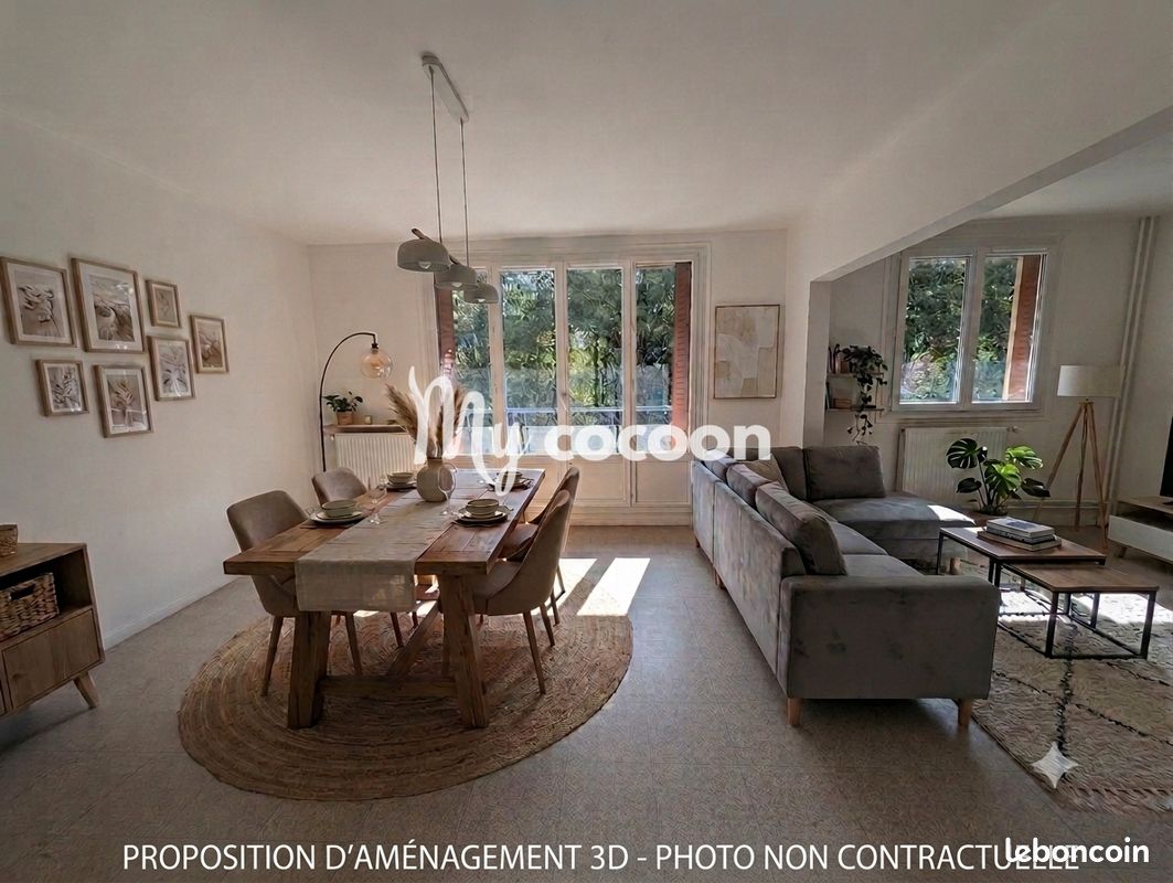 Appartement 4 pièces 76 m² · à Feyzin · 76 m² · 148 000 €